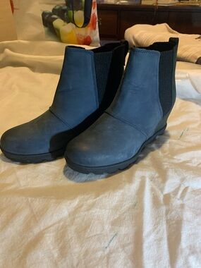 Women's Chelsea Rain Boots in Slate Blue